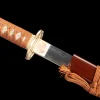 Karmesin-Goldfluss - Handgeschmiedetes Katana aus T10 Werkzeugstahl
