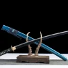 Kranich zwischen Kiefern - Handgeschmiedetes Katana aus 1045 Kohlenstoffstahl