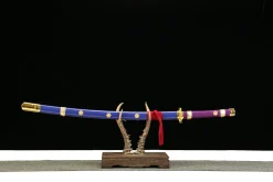 Enma (紫) - Handgeschmiedetes Katana aus 1045 Kohlenstoffstahl