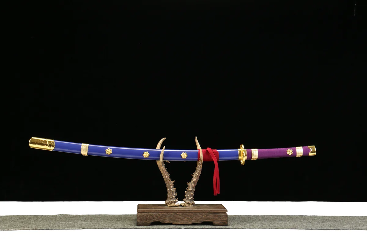 Enma (紫) - Handgeschmiedetes Katana aus 1045 Kohlenstoffstahl
