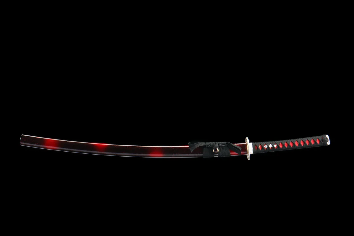 Umarmung der Ewigen Nacht - Handgeschmiedetes Katana aus 1045 Kohlenstoffstahl - Image 12