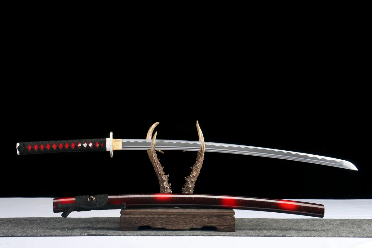 Umarmung der Ewigen Nacht - Handgeschmiedetes Katana aus 1045 Kohlenstoffstahl - Image 3
