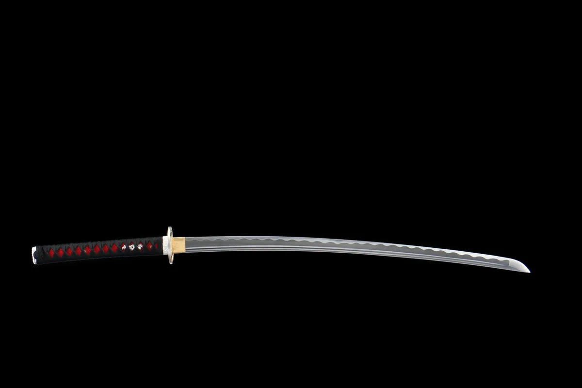 Umarmung der Ewigen Nacht - Handgeschmiedetes Katana aus 1045 Kohlenstoffstahl - Image 11