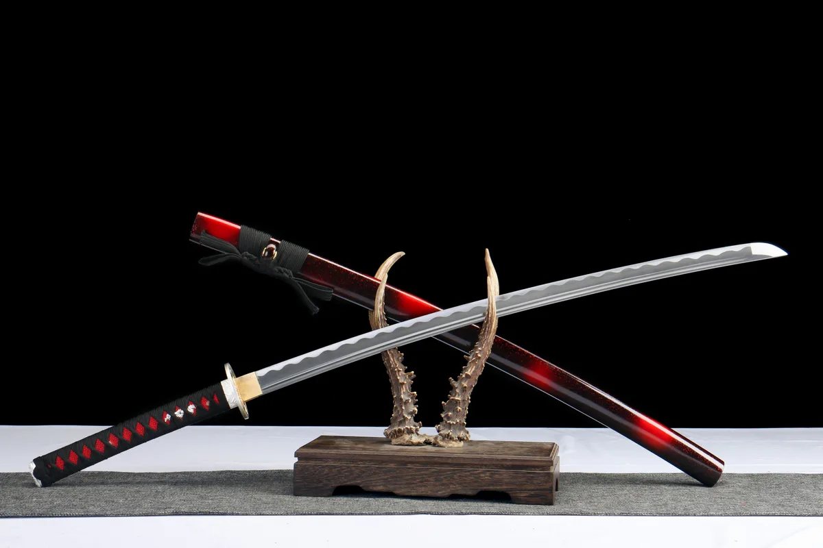 Umarmung der Ewigen Nacht - Handgeschmiedetes Katana aus 1045 Kohlenstoffstahl - Image 4