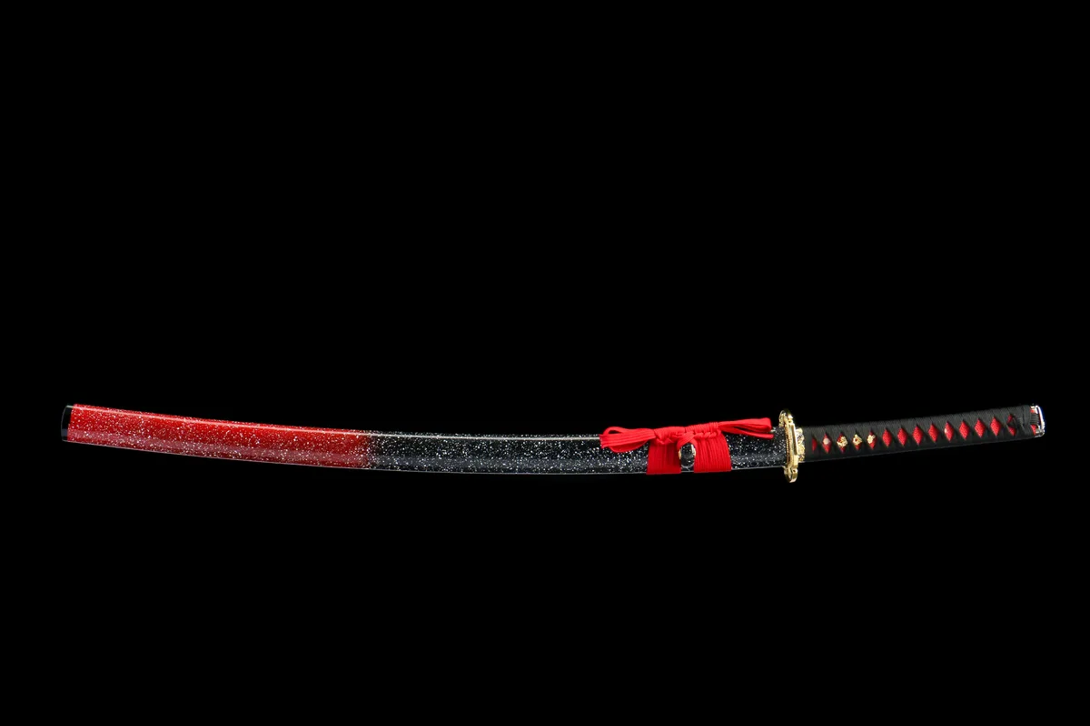 Fallende Blüten im Schnee - Handgeschmiedetes Katana aus 1045 Kohlenstoffstahl - Image 10