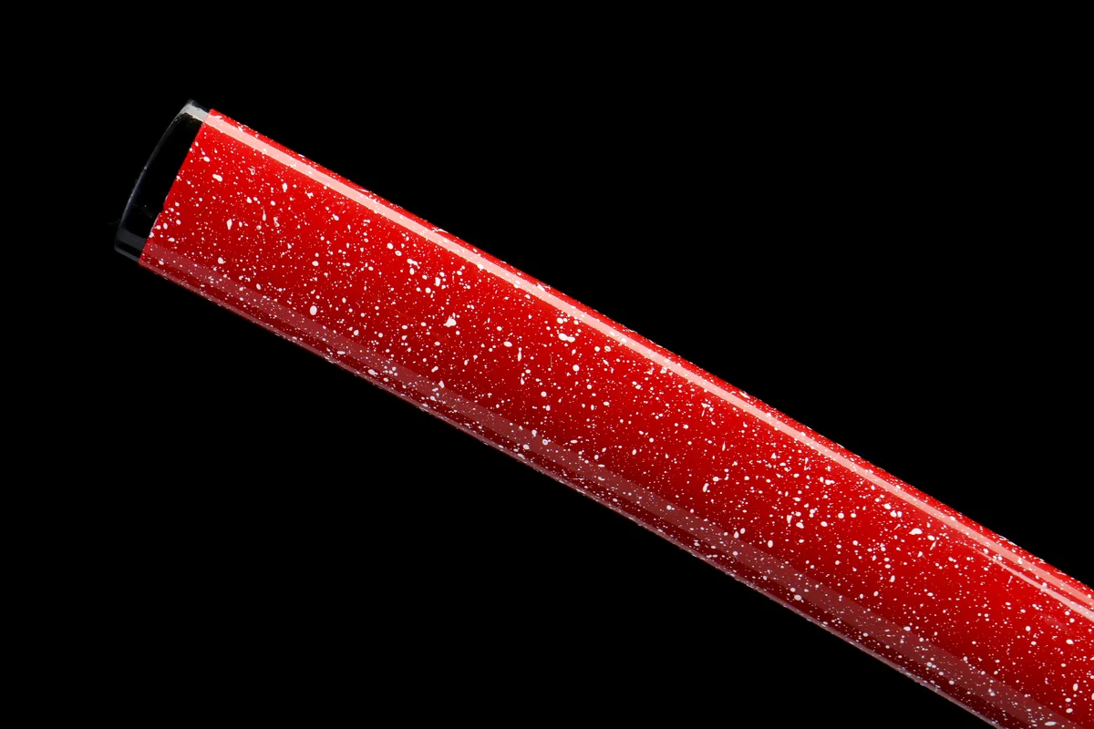 Fallende Blüten im Schnee - Handgeschmiedetes Katana aus 1045 Kohlenstoffstahl - Image 6