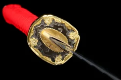 Glühwürmchen-Überquerung - Handgeschmiedetes Katana aus 1045 Kohlenstoffstahl