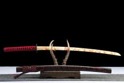 Flüchtiger Phönix - Handgeschmiedetes Katana aus 1045 Kohlenstoffstahl