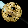 Flüssiges Gold - Handgeschmiedetes Katana aus 1045 Kohlenstoffstahl
