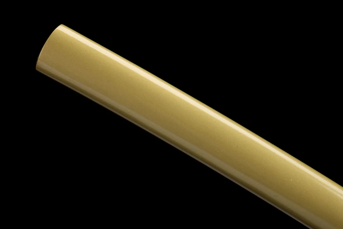 Flüssiges Gold - Handgeschmiedetes Katana aus 1045 Kohlenstoffstahl - Image 8