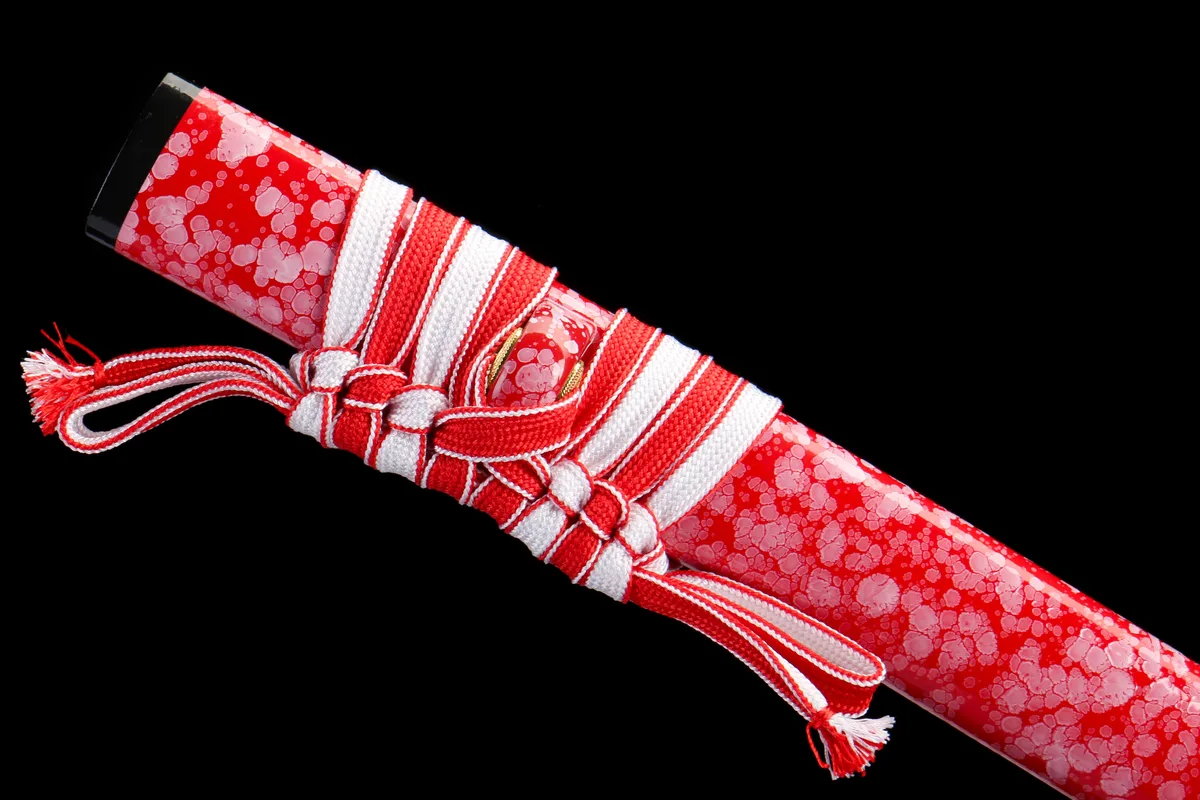 Knochenglühende Lotusblüte - Handgeschmiedetes Katana aus 1045 Kohlenstoffstahl - Image 3