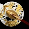 Knochenglühende Lotusblüte - Handgeschmiedetes Katana aus 1045 Kohlenstoffstahl