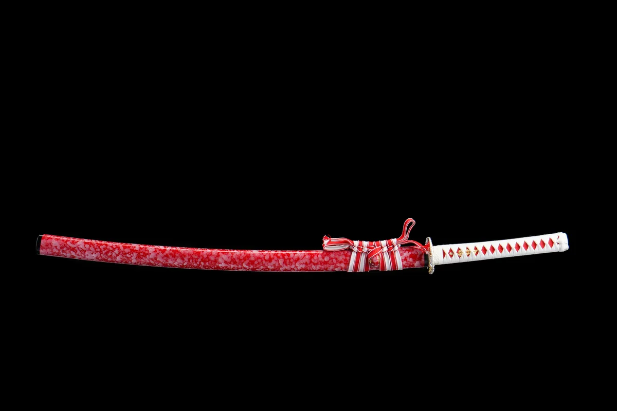 Knochenglühende Lotusblüte - Handgeschmiedetes Katana aus 1045 Kohlenstoffstahl - Image 12