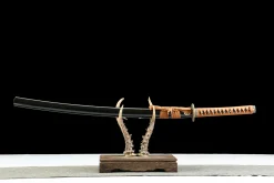 Nachtgeist - Handgeschmiedetes Katana aus 1045 Kohlenstoffstahl