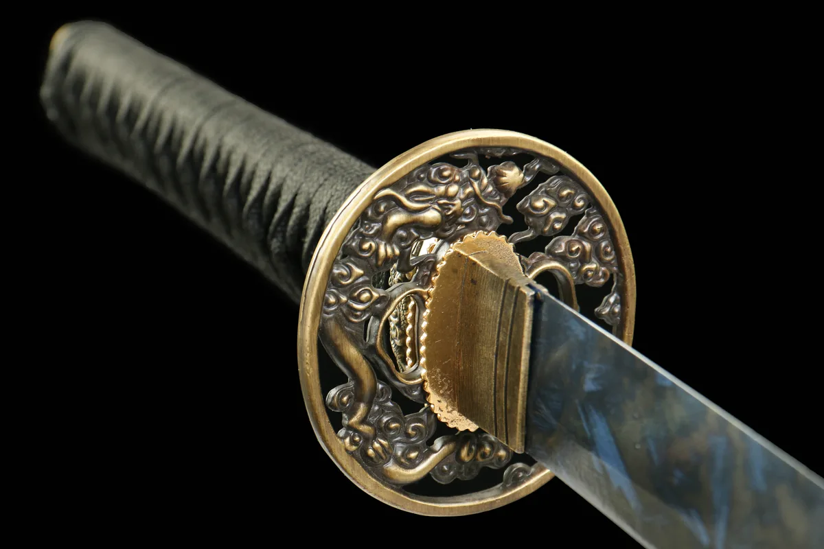 Nächtliche Stille - Handgeschmiedetes Katana aus 1045 Kohlenstoffstahl - Image 9