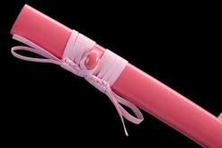 Alternative view of Neon Slash - Handgeschmiedetes Katana aus 1045 Kohlenstoffstahl