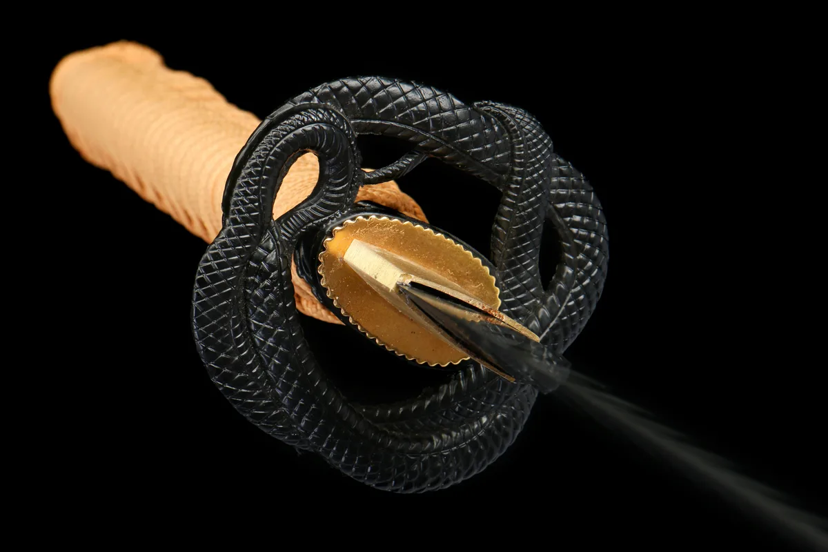 Schatten des einsamen Schwans - Handgeschmiedetes Katana aus 1045 Kohlenstoffstahl - Image 7