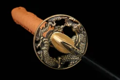 Alternative view of Seelenverschlinger - Handgeschmiedetes Katana aus 1045 Kohlenstoffstahl
