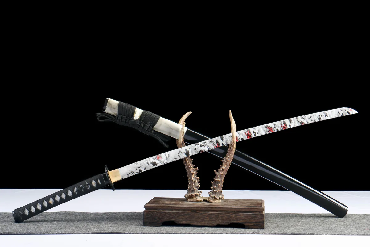 Zersplitterter Gipfel - Handgeschmiedetes Katana aus 1045 Kohlenstoffstahl - Image 4
