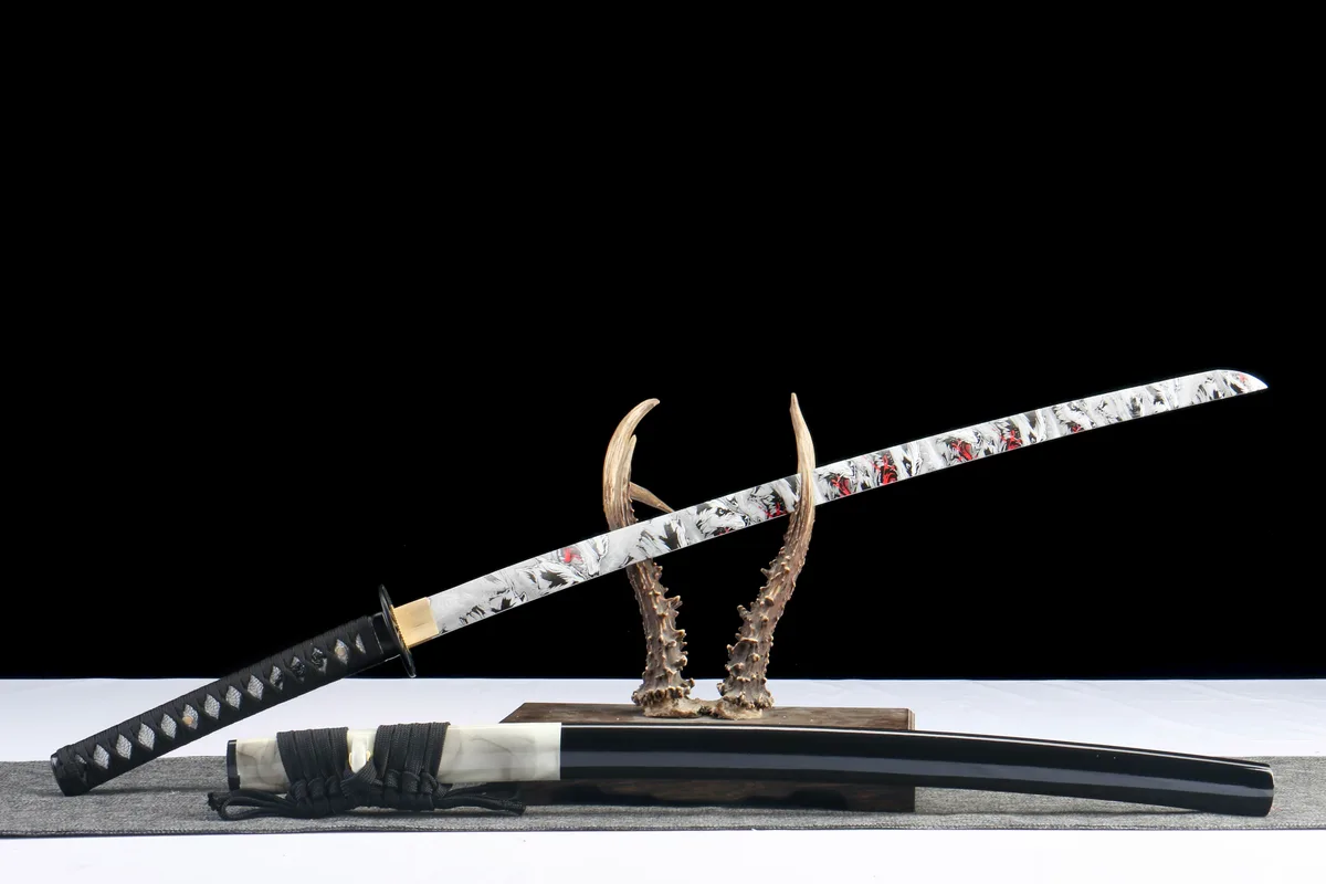 Zersplitterter Gipfel - Handgeschmiedetes Katana aus 1045 Kohlenstoffstahl - Image 5