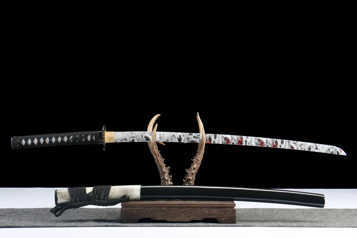 Zersplitterter Gipfel - Handgeschmiedetes Katana aus 1045 Kohlenstoffstahl - Image 6