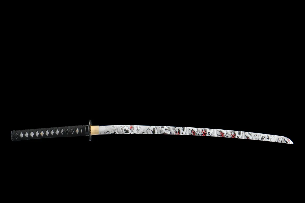 Zersplitterter Gipfel - Handgeschmiedetes Katana aus 1045 Kohlenstoffstahl - Image 8