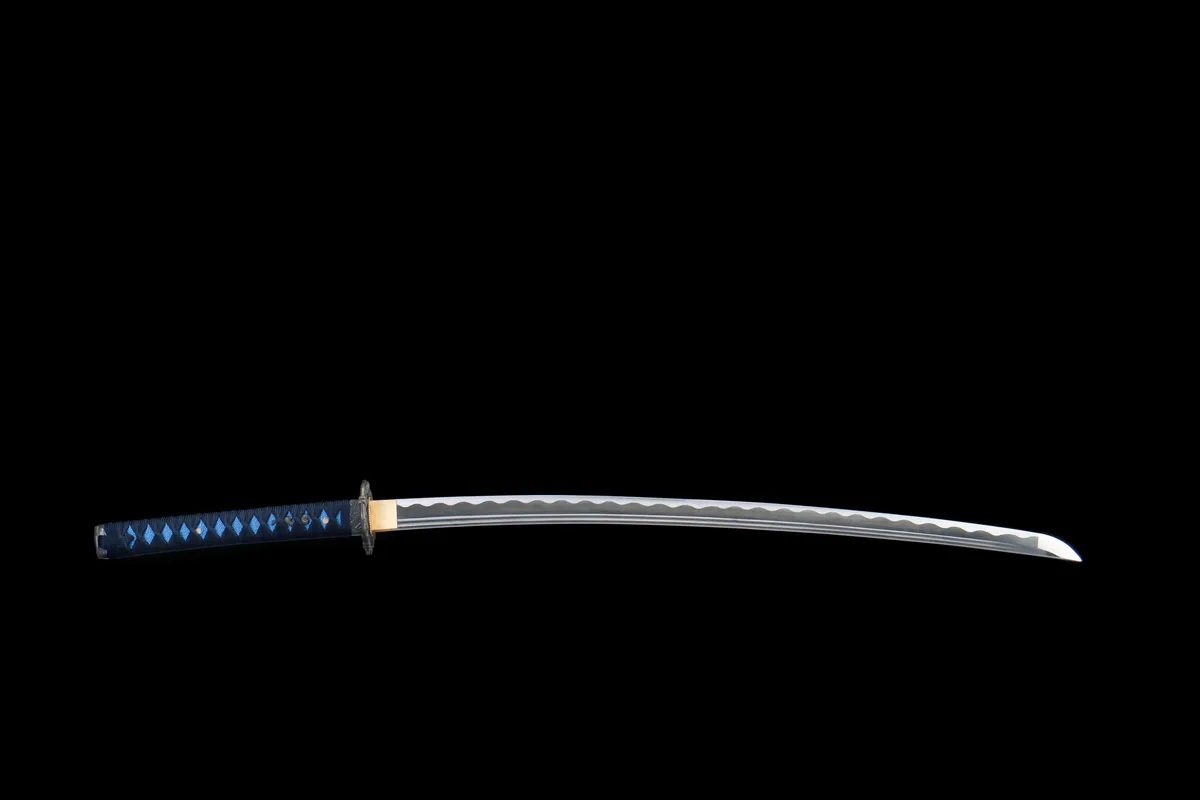 Sternenfall am Firmament - Handgeschmiedetes Katana aus 1045 Kohlenstoffstahl - Image 11