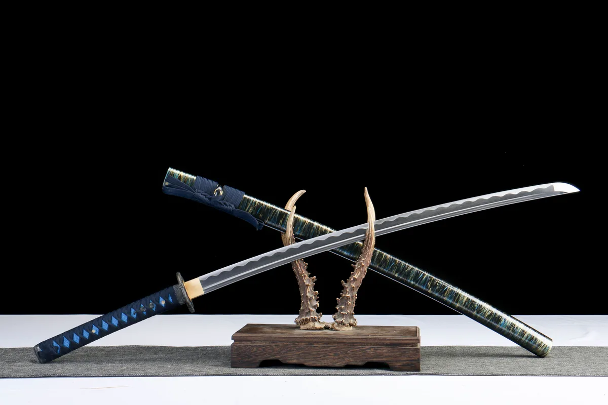Sternenfall am Firmament - Handgeschmiedetes Katana aus 1045 Kohlenstoffstahl - Image 2