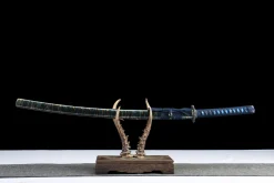 Sternenfall am Firmament - Handgeschmiedetes Katana aus 1045 Kohlenstoffstahl