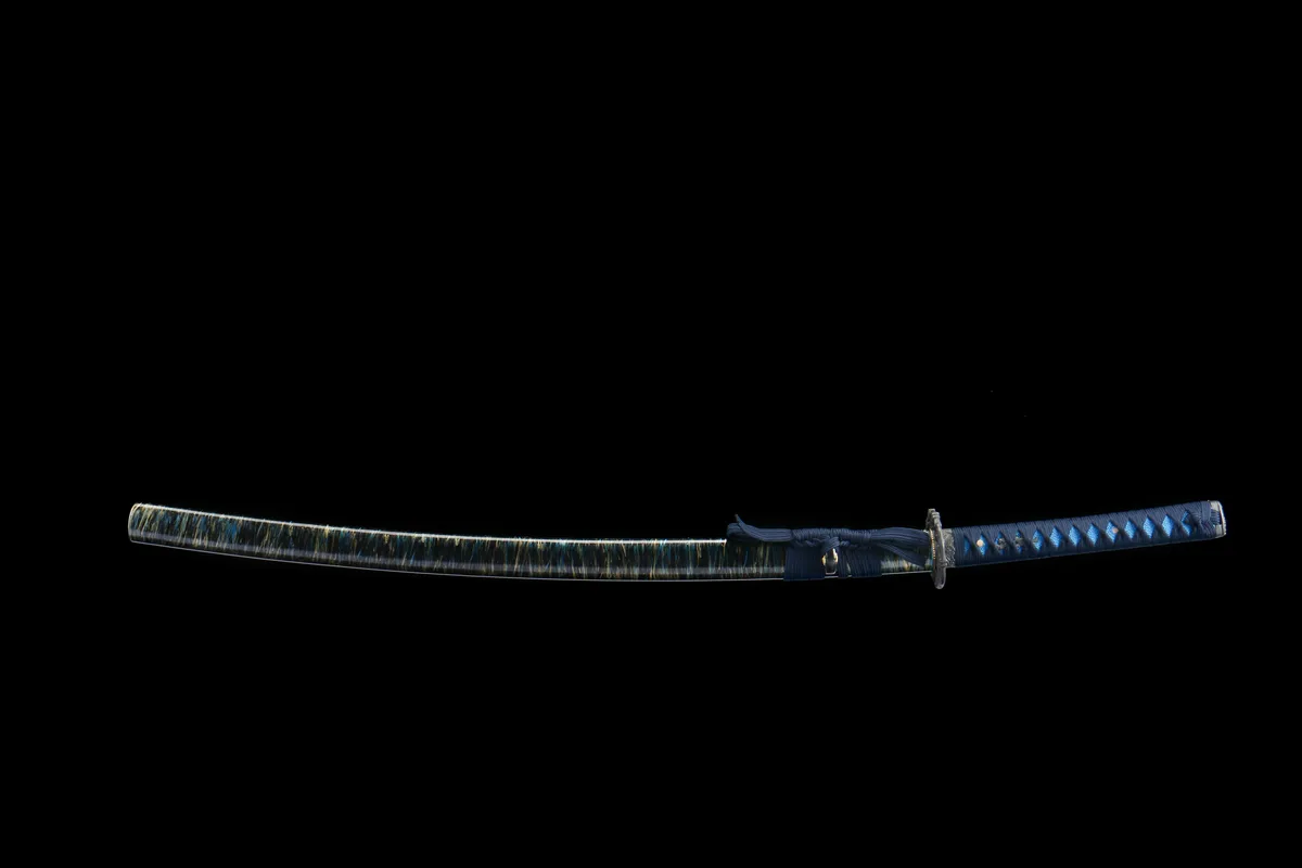 Sternenfall am Firmament - Handgeschmiedetes Katana aus 1045 Kohlenstoffstahl - Image 10