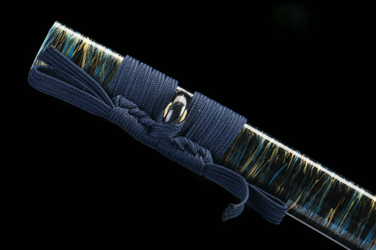 Sternenfall am Firmament - Handgeschmiedetes Katana aus 1045 Kohlenstoffstahl - Image 6