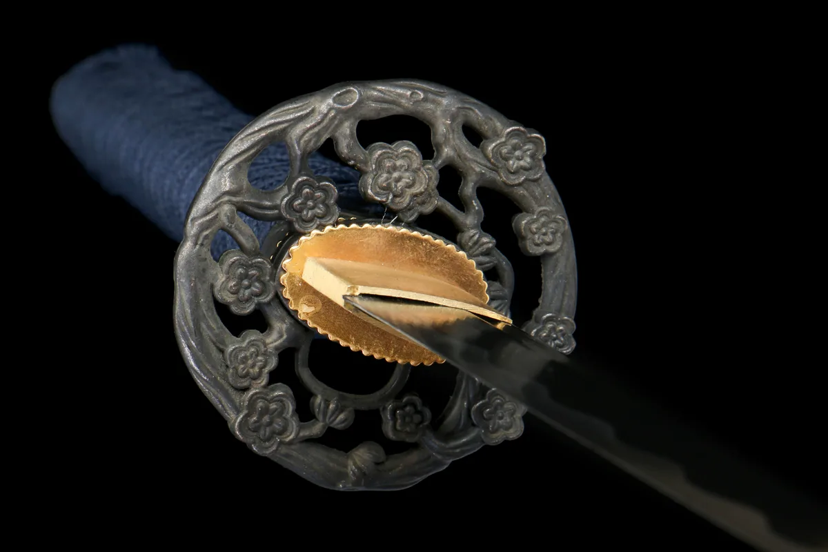 Sternenfall am Firmament - Handgeschmiedetes Katana aus 1045 Kohlenstoffstahl - Image 5