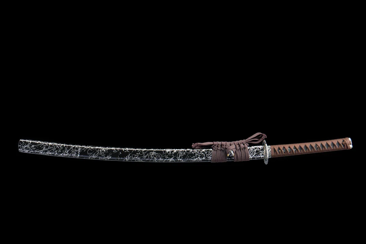 Untergang der Stadt - Handgeschmiedetes Katana aus 1045 Kohlenstoffstahl - Image 11