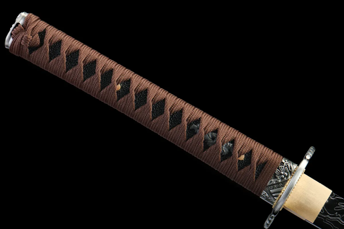 Untergang der Stadt - Handgeschmiedetes Katana aus 1045 Kohlenstoffstahl - Image 9