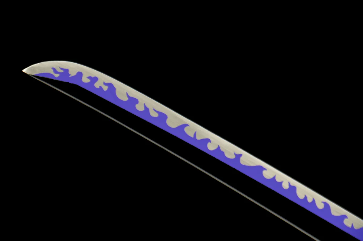 Weißer Himmelsbote - Handgeschmiedetes Katana aus 1045 Kohlenstoffstahl - Image 9