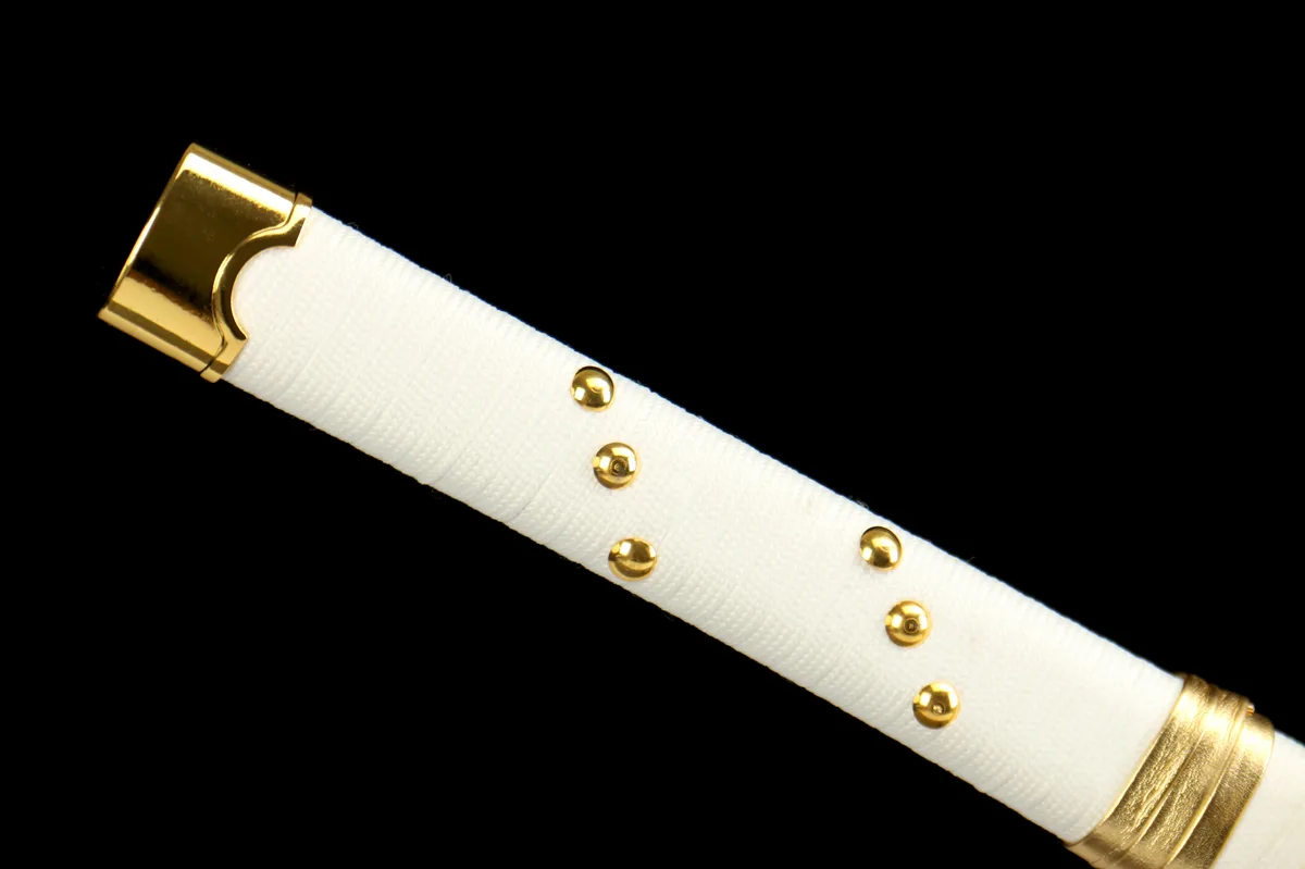 Weißer Himmelsbote - Handgeschmiedetes Katana aus 1045 Kohlenstoffstahl - Image 3