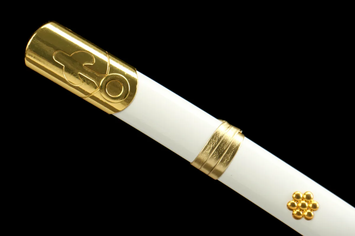Weißer Himmelsbote - Handgeschmiedetes Katana aus 1045 Kohlenstoffstahl - Image 4