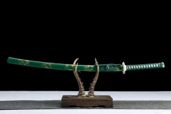 Alternative view of Wolkenteiler - Handgeschmiedetes Katana aus 1045 Kohlenstoffstahl