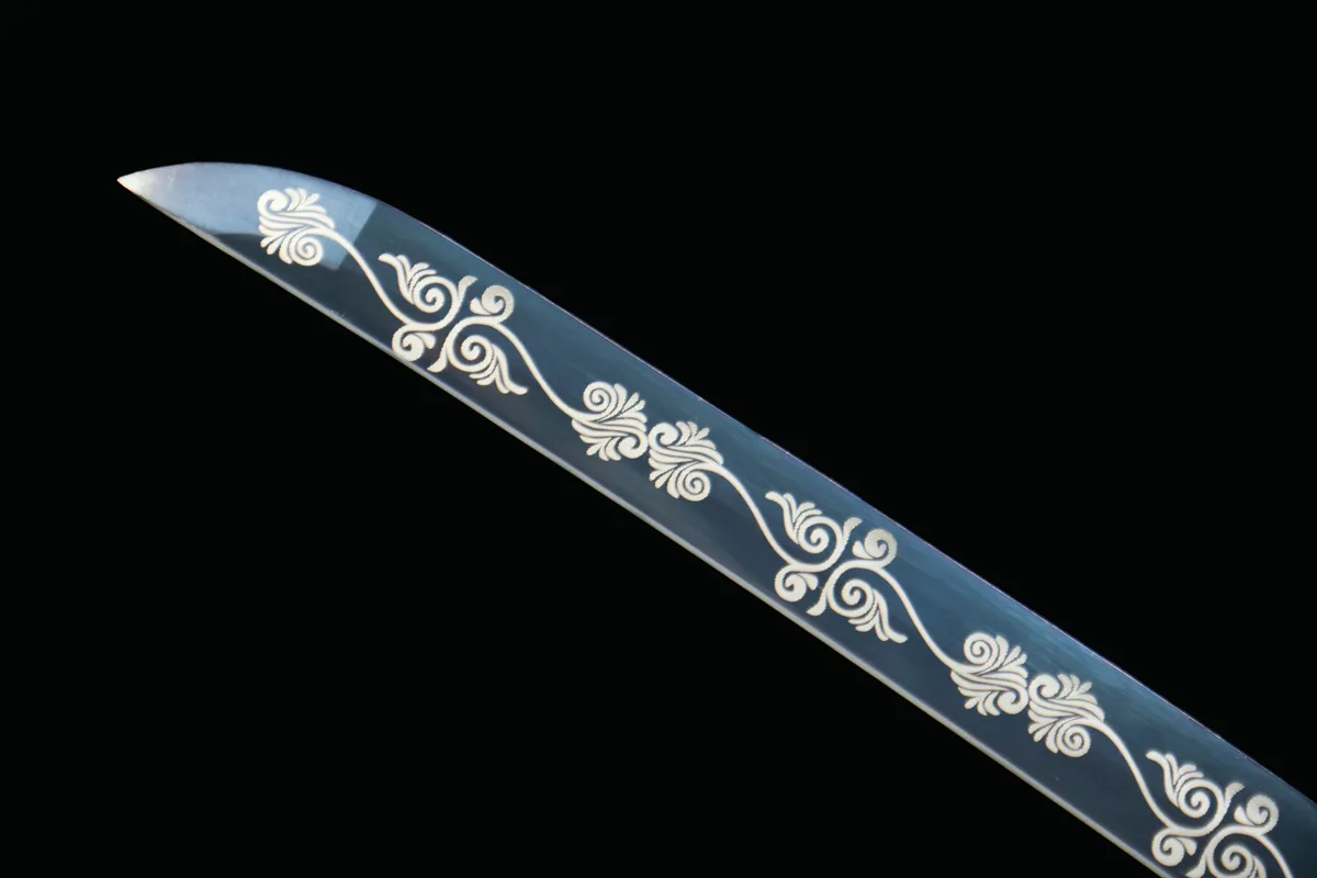 Blaue Flamme - Handgeschmiedetes Katana aus 1065 Kohlenstoffstahl - Image 9