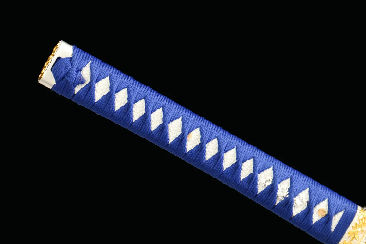 Blaue Flamme - Handgeschmiedetes Katana aus 1065 Kohlenstoffstahl - Image 3
