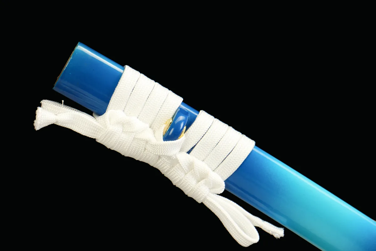 Blaue Flamme - Handgeschmiedetes Katana aus 1065 Kohlenstoffstahl - Image 4