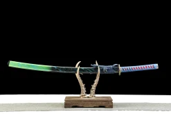 Blutblüte - Handgeschmiedetes Katana aus 1065 Kohlenstoffstahl