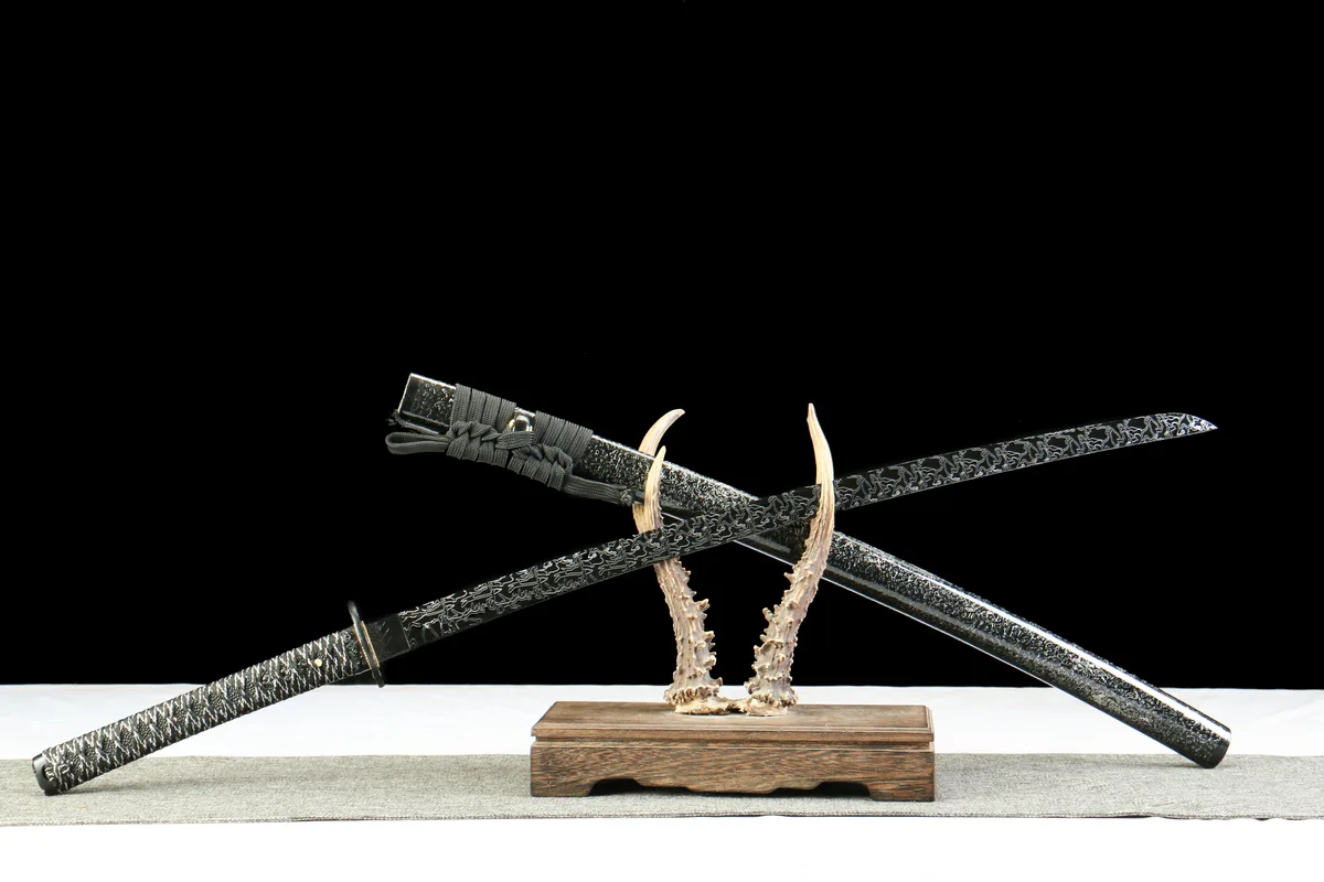 Dämonenmal - Handgeschmiedetes Katana aus 1065 Kohlenstoffstahl - Image 6