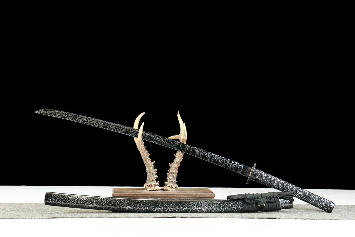 Dämonenmal - Handgeschmiedetes Katana aus 1065 Kohlenstoffstahl - Image 7