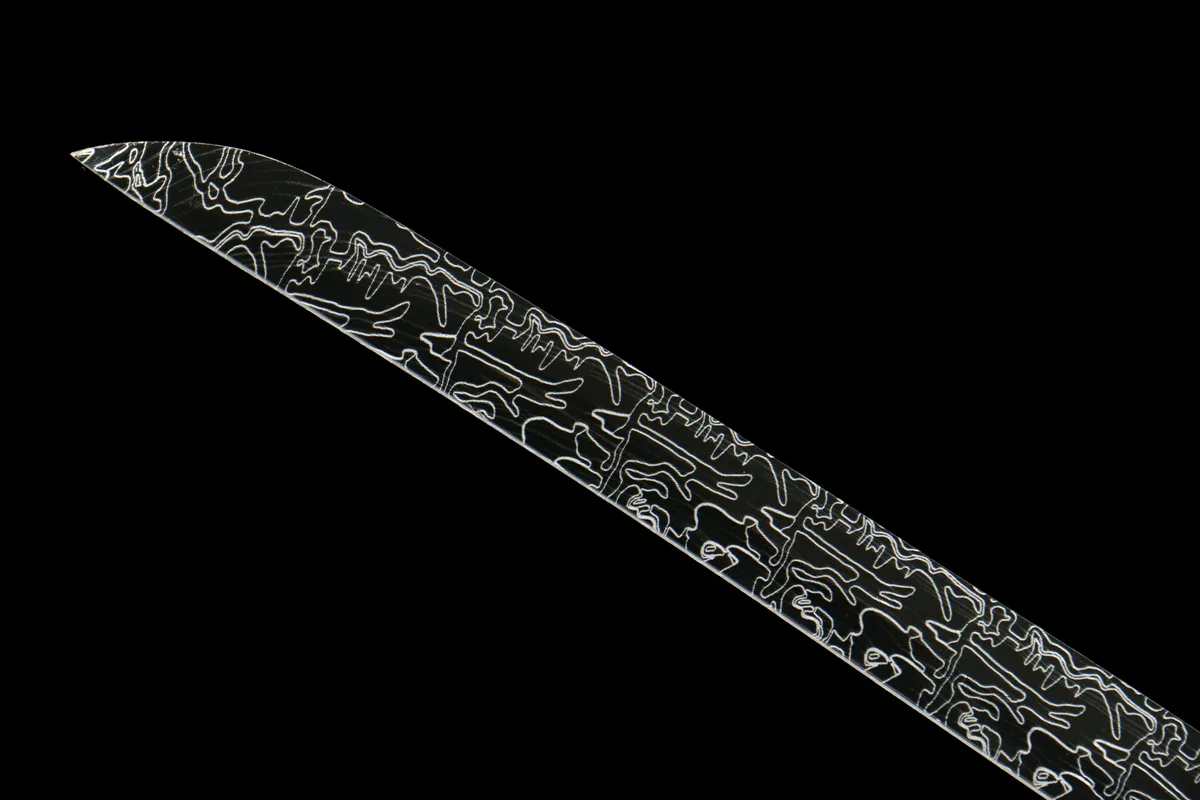 Dämonenmal - Handgeschmiedetes Katana aus 1065 Kohlenstoffstahl - Image 9
