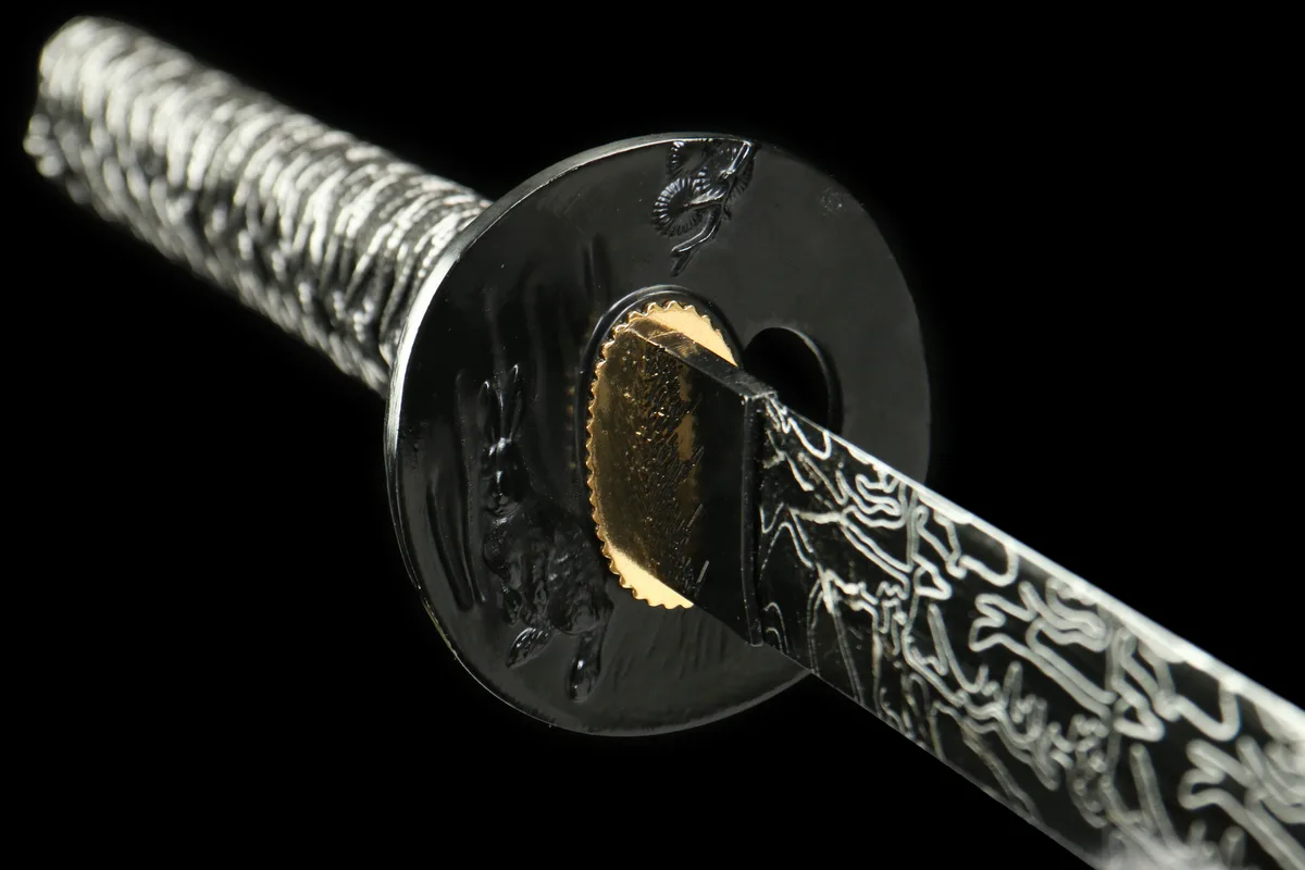 Dämonenmal - Handgeschmiedetes Katana aus 1065 Kohlenstoffstahl - Image 8
