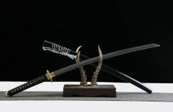 Alternative view of Drachenbrüllen - Handgeschmiedetes Katana aus 1065 Kohlenstoffstahl