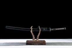 Drei-Zypressen-Wächter - Handgeschmiedetes Katana aus 1065 Kohlenstoffstahl