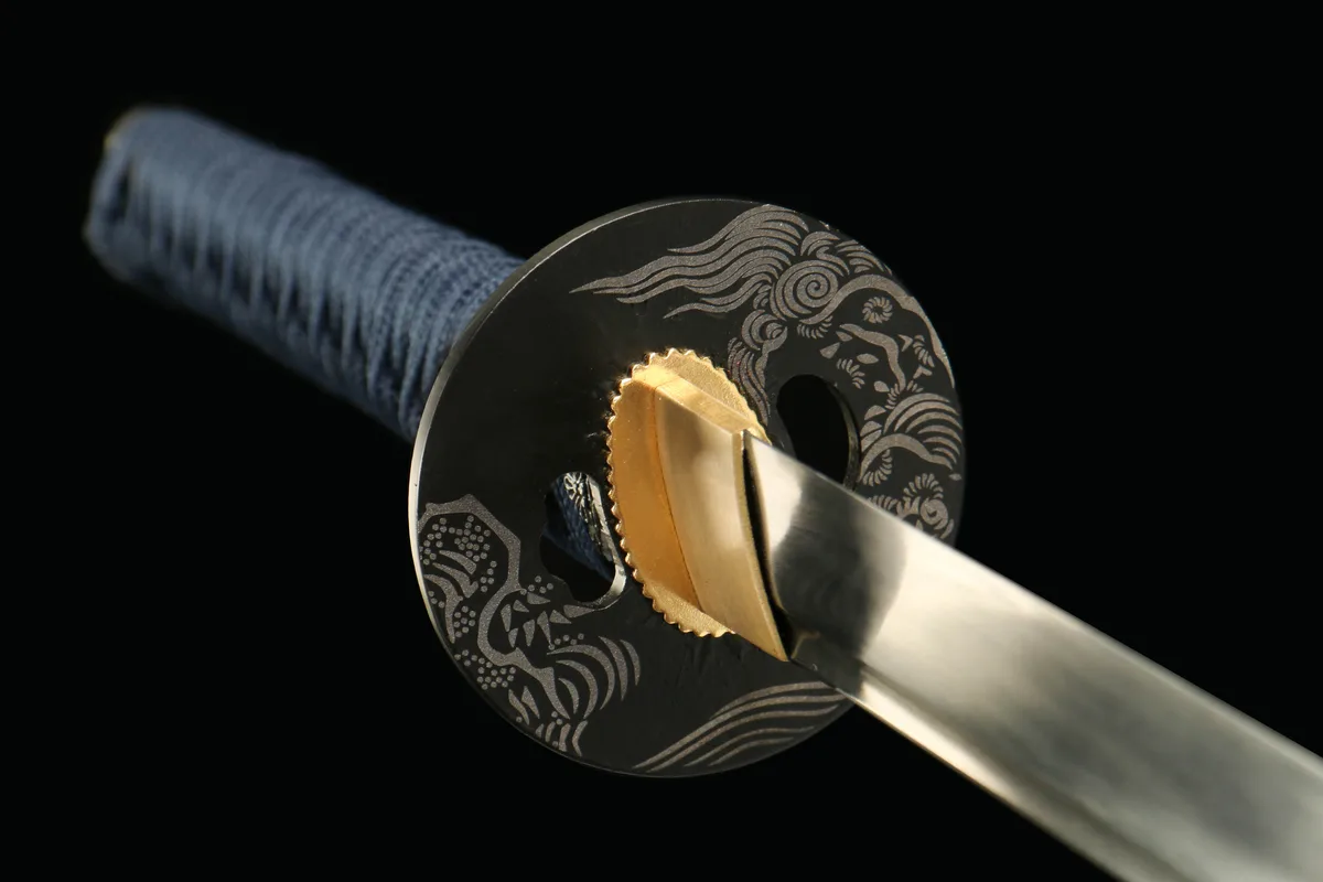 Dunkle Flut - Handgeschmiedetes Katana aus 1065 Kohlenstoffstahl - Image 8