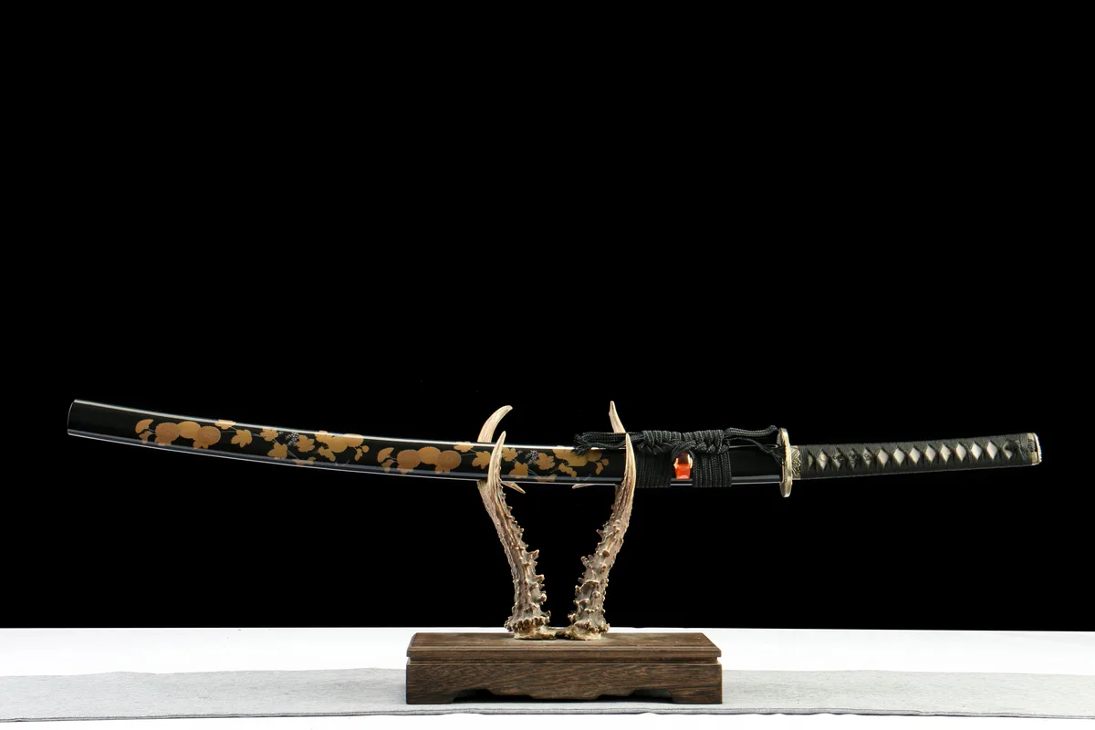 Dunkle Wolken - Handgeschmiedetes Katana aus 1065 Kohlenstoffstahl - Image 6